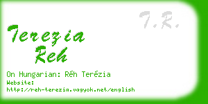 terezia reh business card