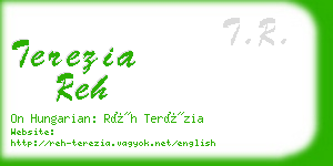 terezia reh business card